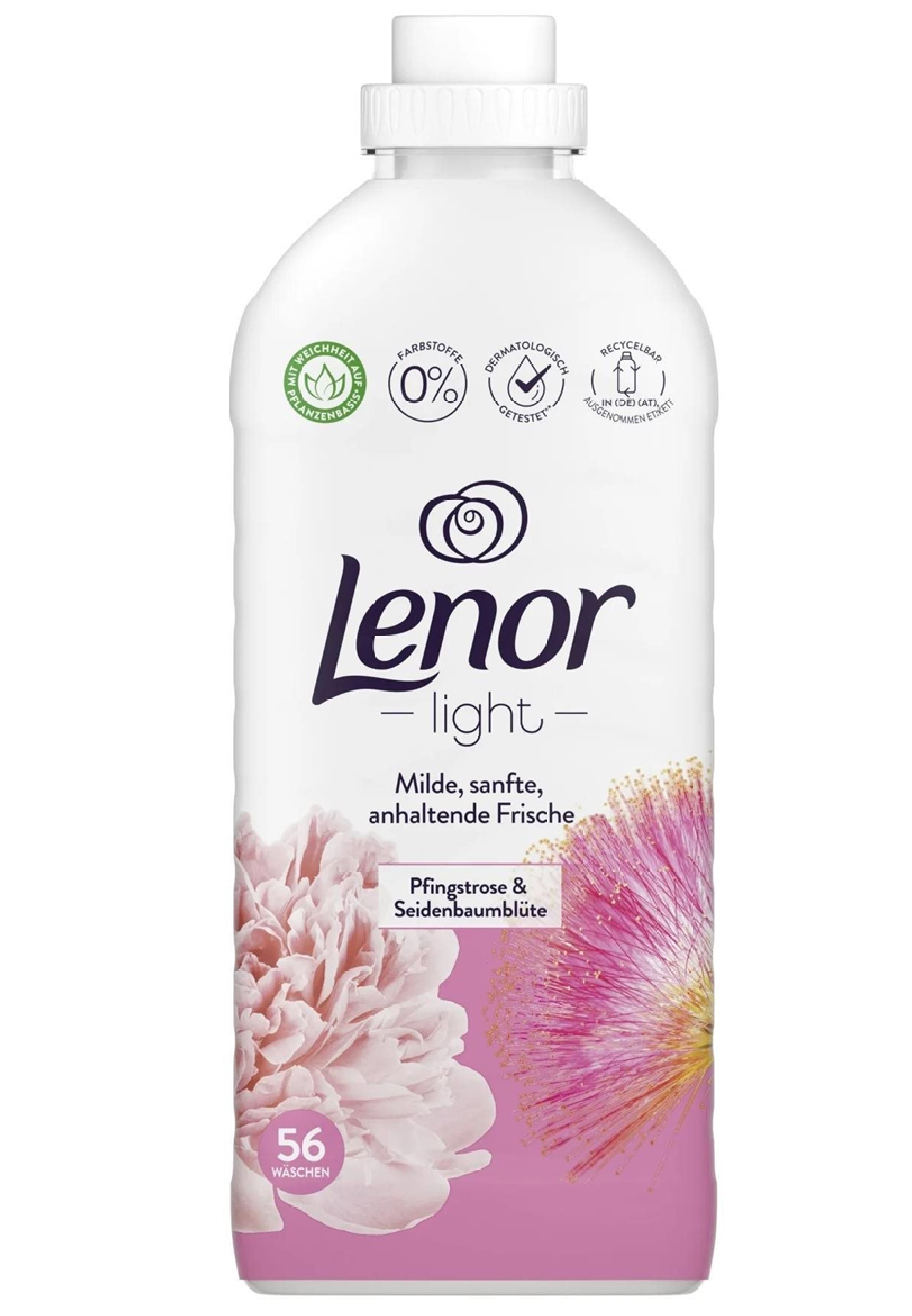 Fabric softener LENOR Seidenbaumblüte & Pfingstrose 1,4 l (56 washes)