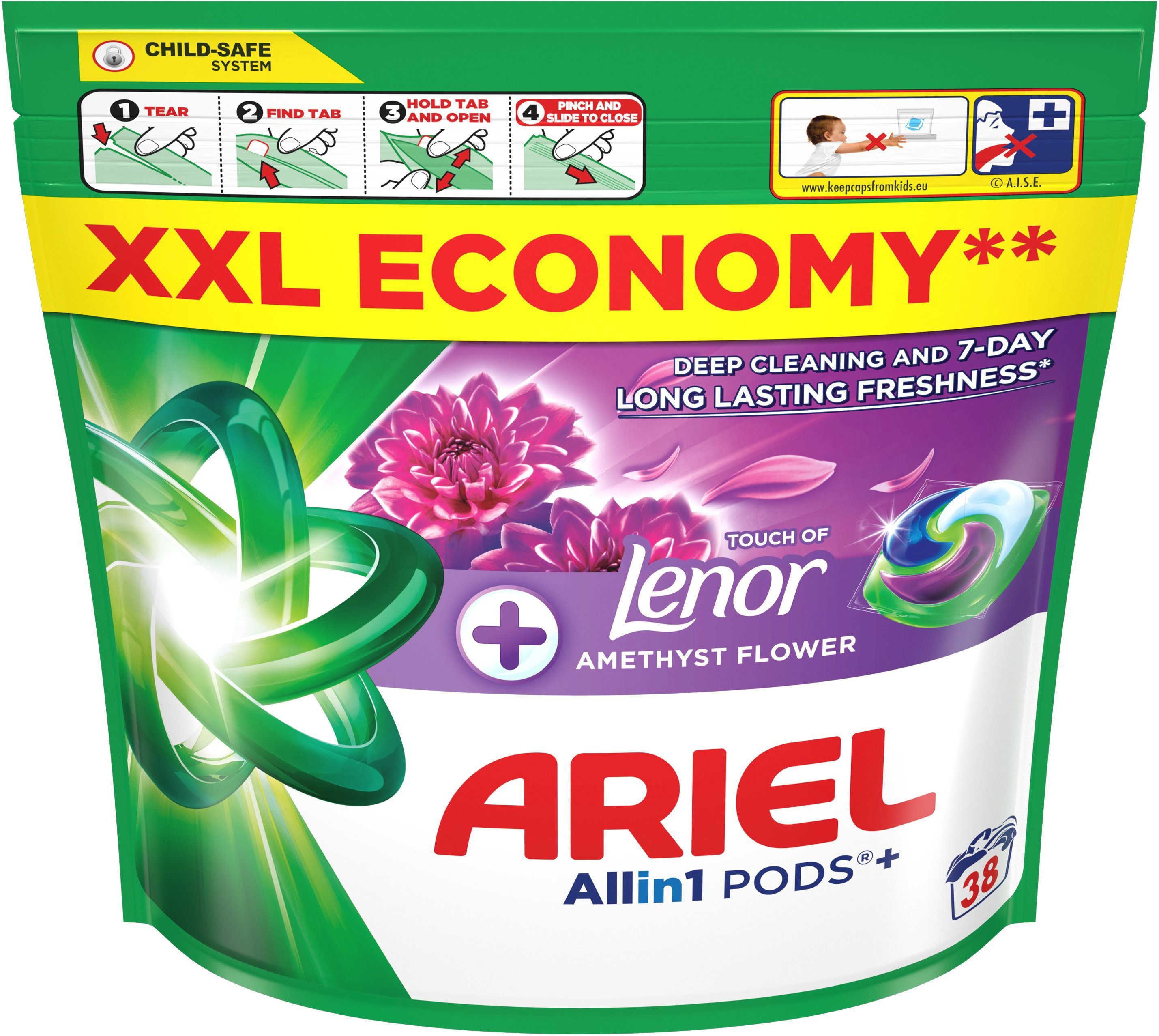 Washing capsules ARIEL Amethyst All in 1