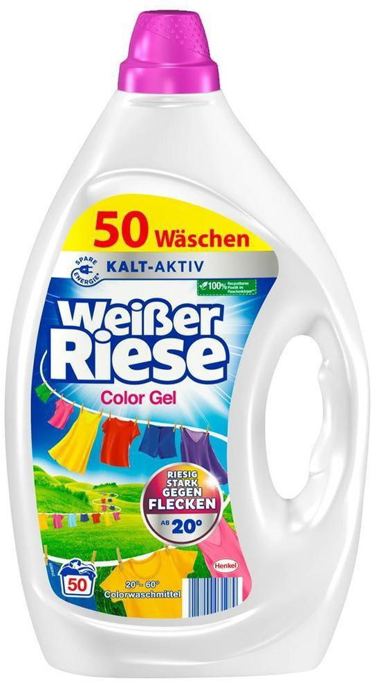 Washing gel WEISSER RIESE Color 2,25 l (50 washes)