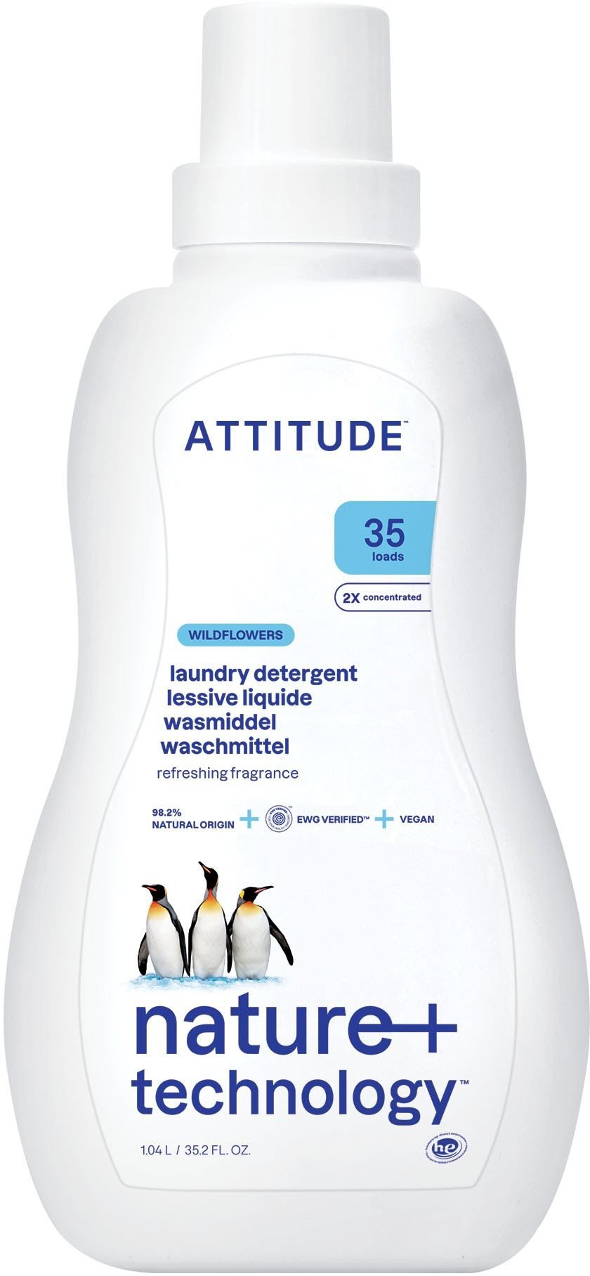 ATTITUDE-Prací gel s vůní lučních květin 1,05 l