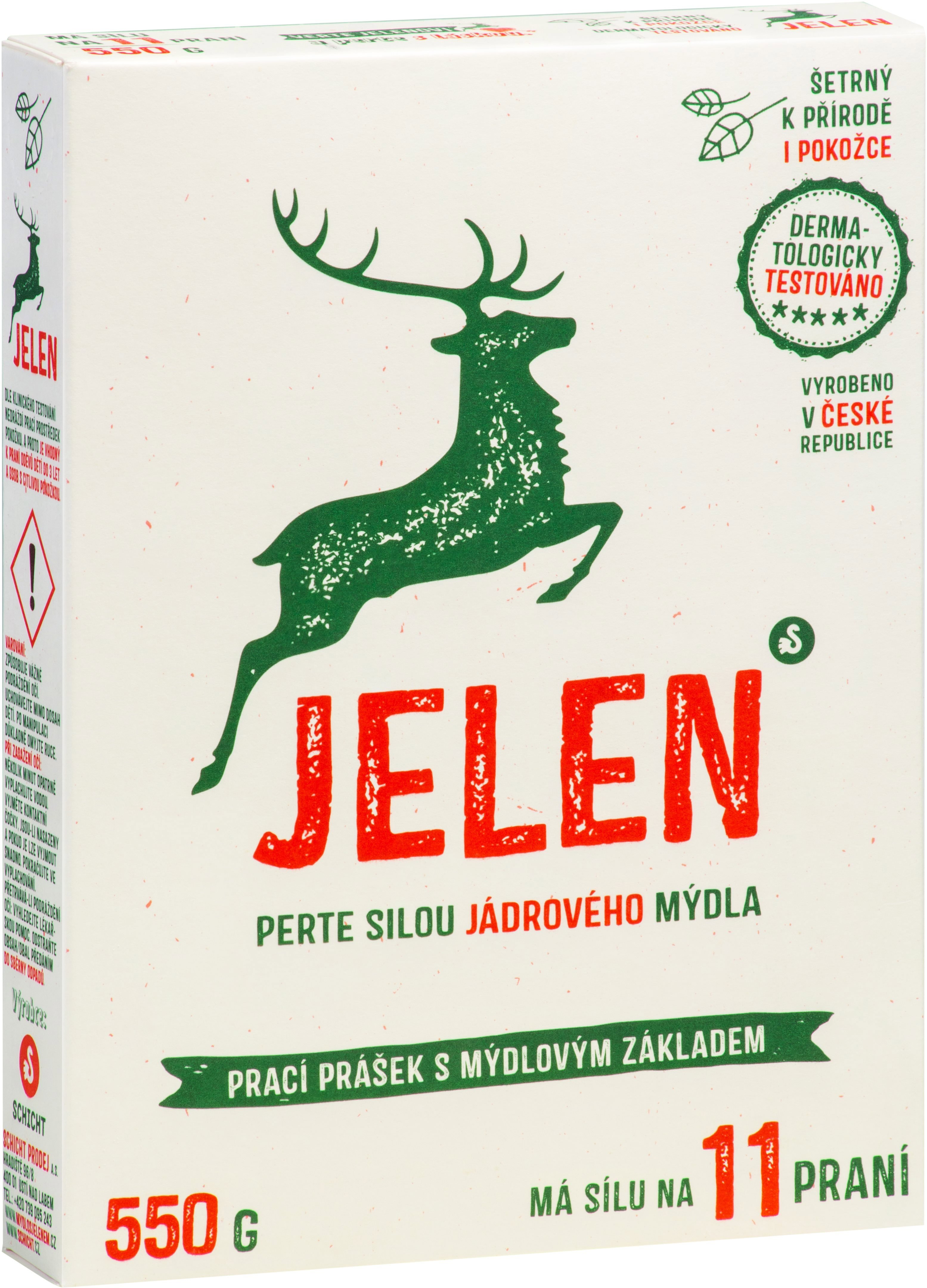 JELEN mýdlový prášek 550 g (11 praní)