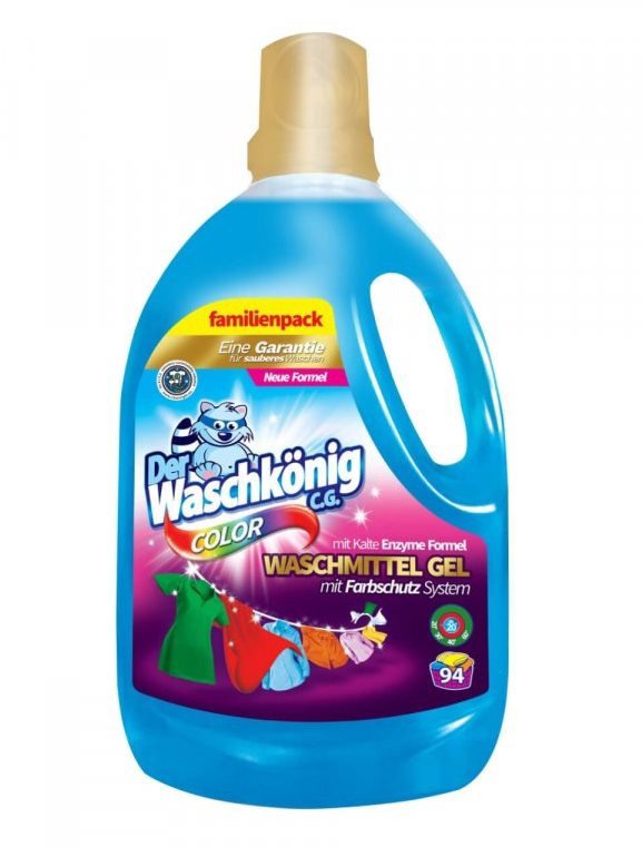Prací gel DER WASCHKÖNIG Prací gel Color 3,3 l (94 praní)