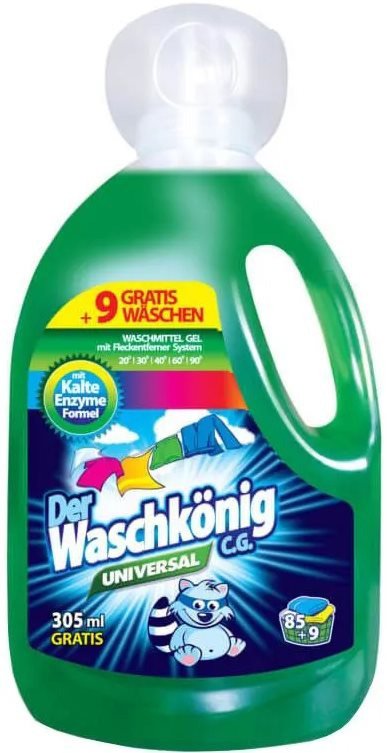 Prací gel DER WASCHKÖNIG Prací gel Universal 3,3 l (94 praní)