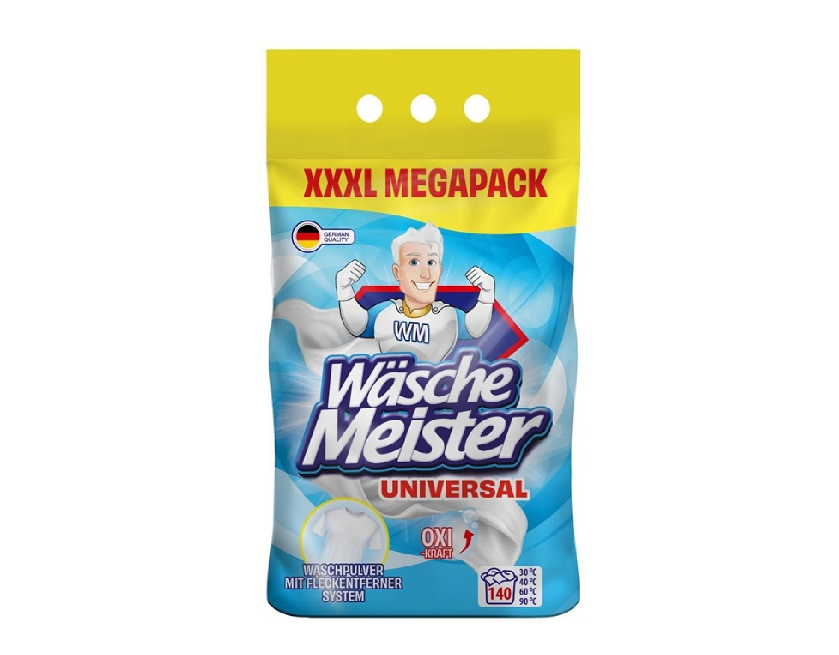 Prací prášek WASCHE MEISTER Universal 10,5 kg (140 praní)