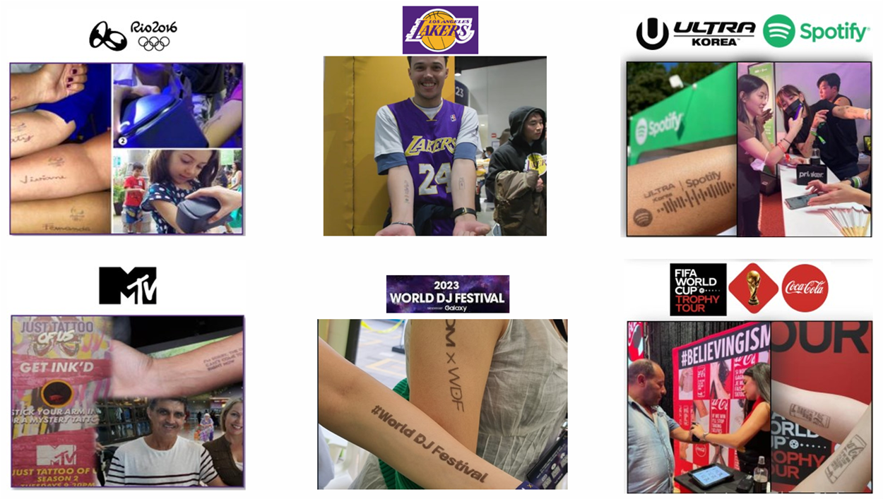 Inkoustová tiskárna pro dočasné tetování Prinker S Color Set