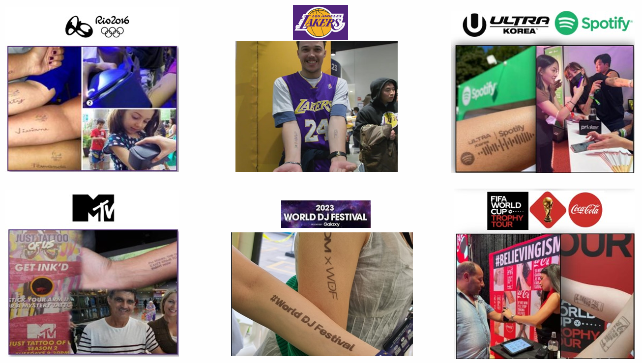 Inkoustová tiskárna pro dočasné tetování Prinker M Color Set
