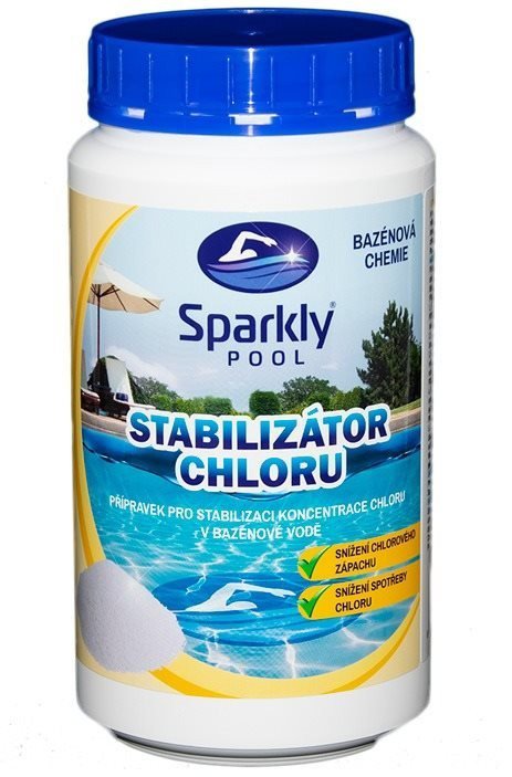 Pool Chemistry Sparkly POOL Chlorine Stabilizer - chlor stabil 1 kg