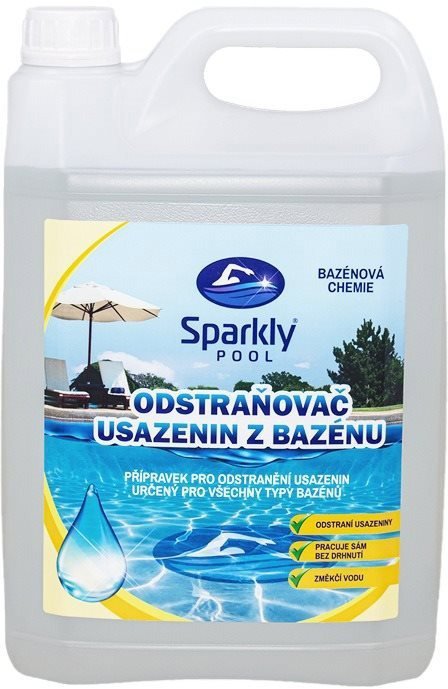 Swimming pool chemicals Sparkly POOL Sediment remover - pool cleaner 5 l