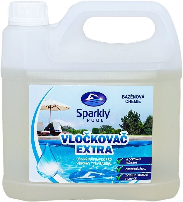 Swimming pool chemistry Sparkly POOL Flocculator EXTRA - liquid 3 l
