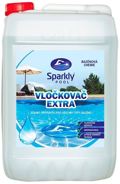 Swimming pool chemistry Sparkly POOL Flocculator EXTRA - liquid 20 l