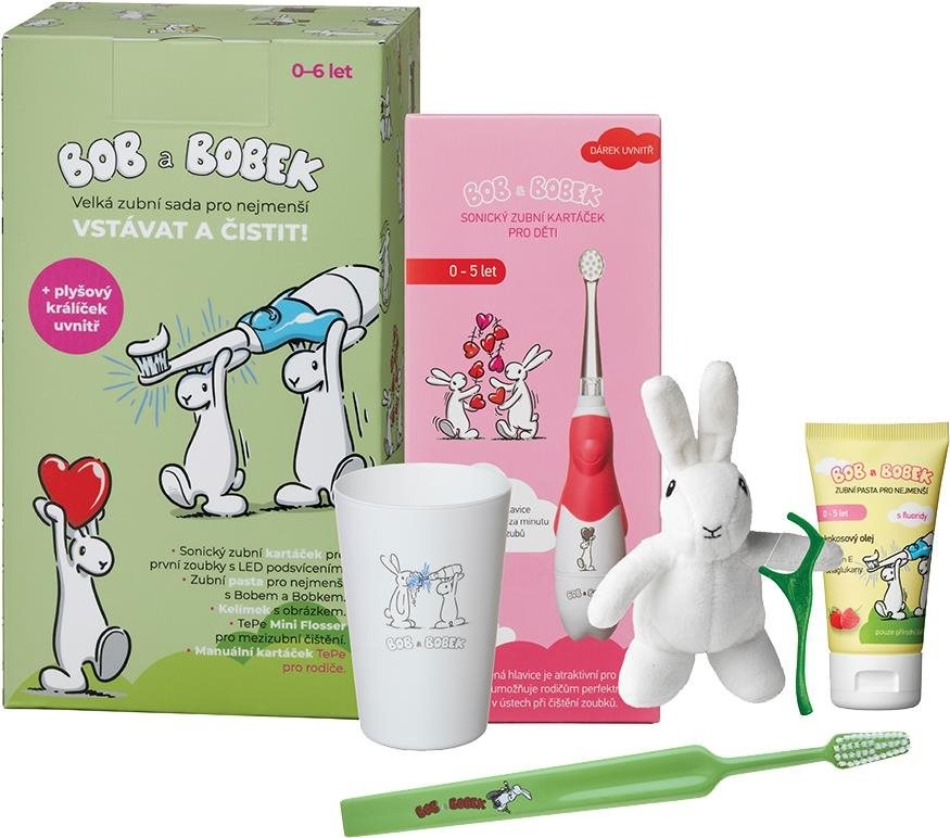 Dárková sada Profesor Max Bob a Bobek Dárková sada, červená