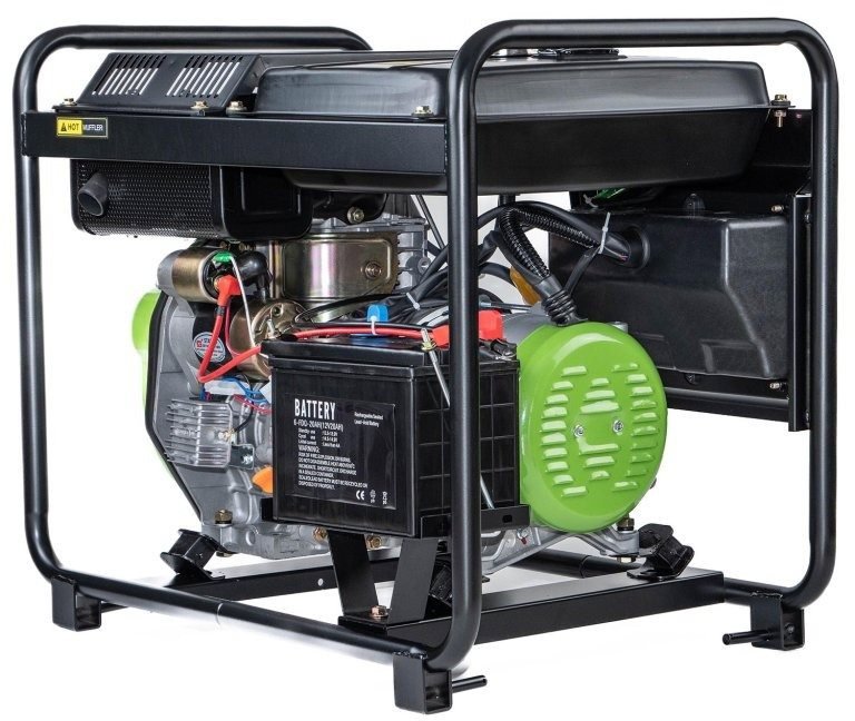 Elektrocentrála Procraft DP35 - rúrkový rám