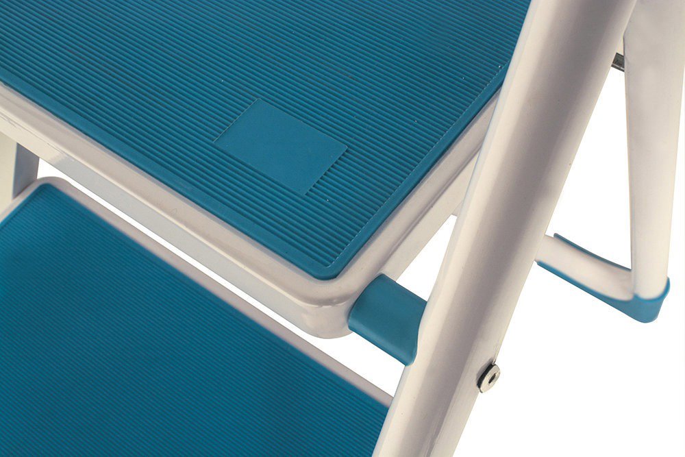 PROFI TOOLS Household ladder 3x1 rungs, blue JZ919-3B