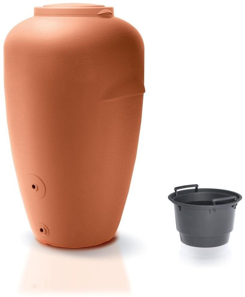 Rainwater tank PROSPERPLAST Rainwater barrel AQUACAN 440l, brick