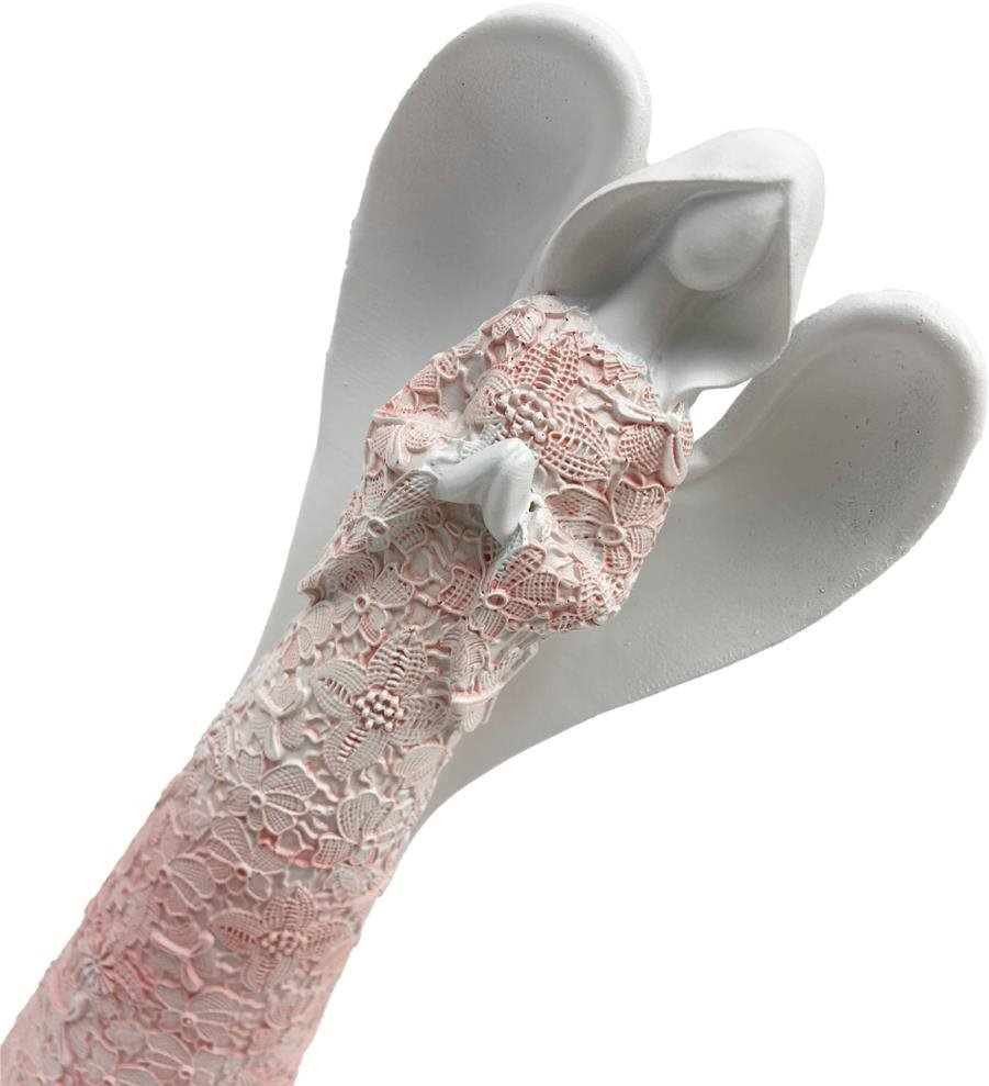 Angel figurine Prodex Angel pink and white 23 cm