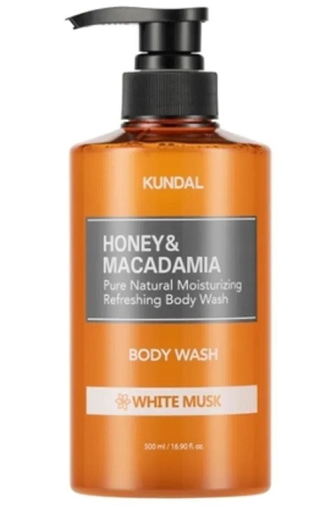 Shower Gel Kundal Honey & Macadamia Body Wash - Shower Gel 500ml White Musk