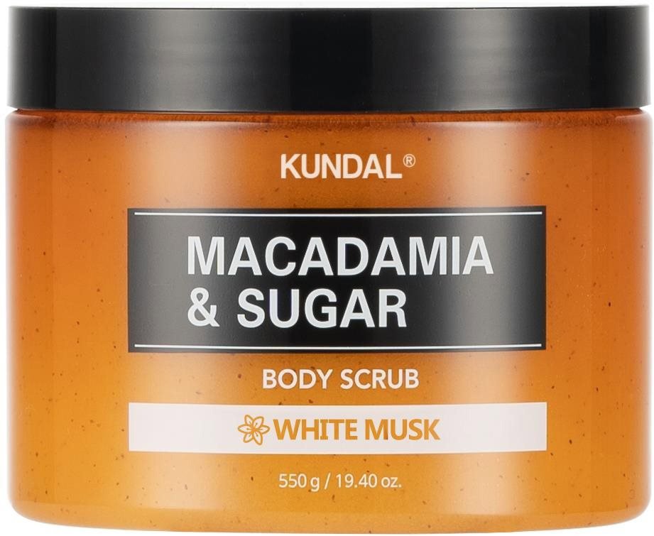 Kundal Macadamia & Sugar Body Scrub 550 g, White Musk