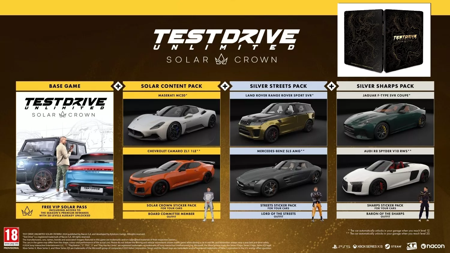 Test Drive Unlimited: Solar Crown - Deluxe Edition PS5