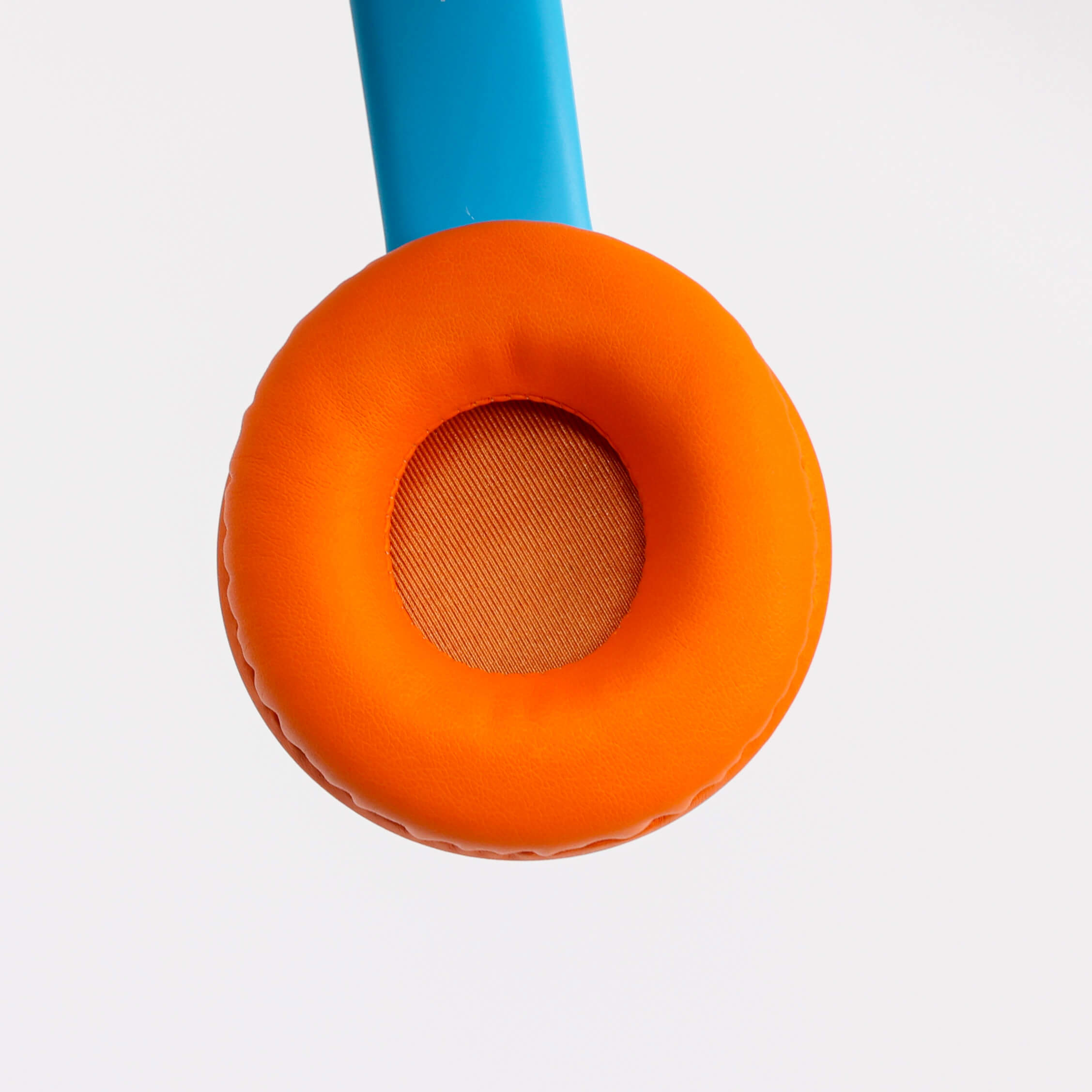 PowerLocus PLED Blue/Orange wireless headphones