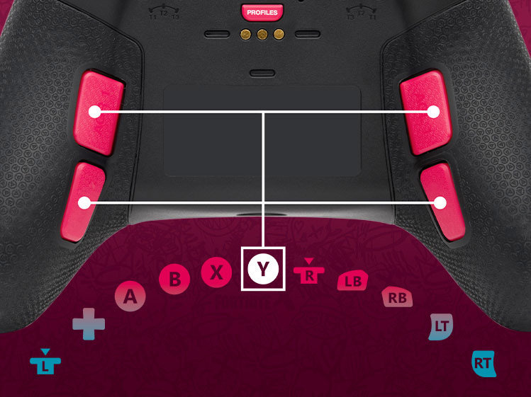 Gamepad PowerA Enhanced Wireless Controller for Xbox Series X|S - Fortnite