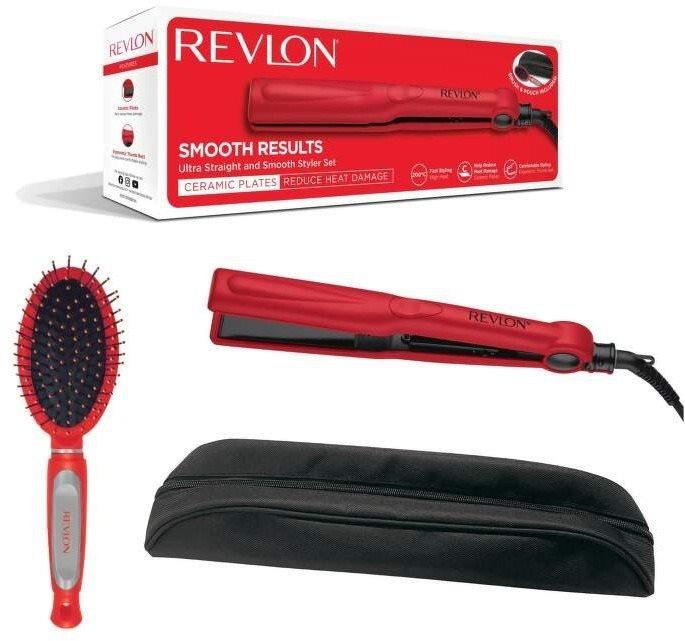 Žehlička na vlasy Revlon RVST2176GPE Ultra Straight & Smooth Styler Giftset Narovnávač vlasov Revlon RVST2176GPE Ultra Straight & Smooth Styler Giftset