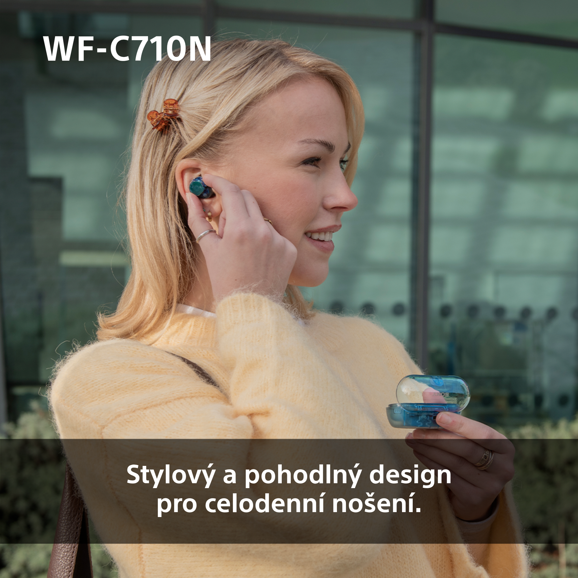 Sony Noise Cancelling Wireless Headphones WF-C710N