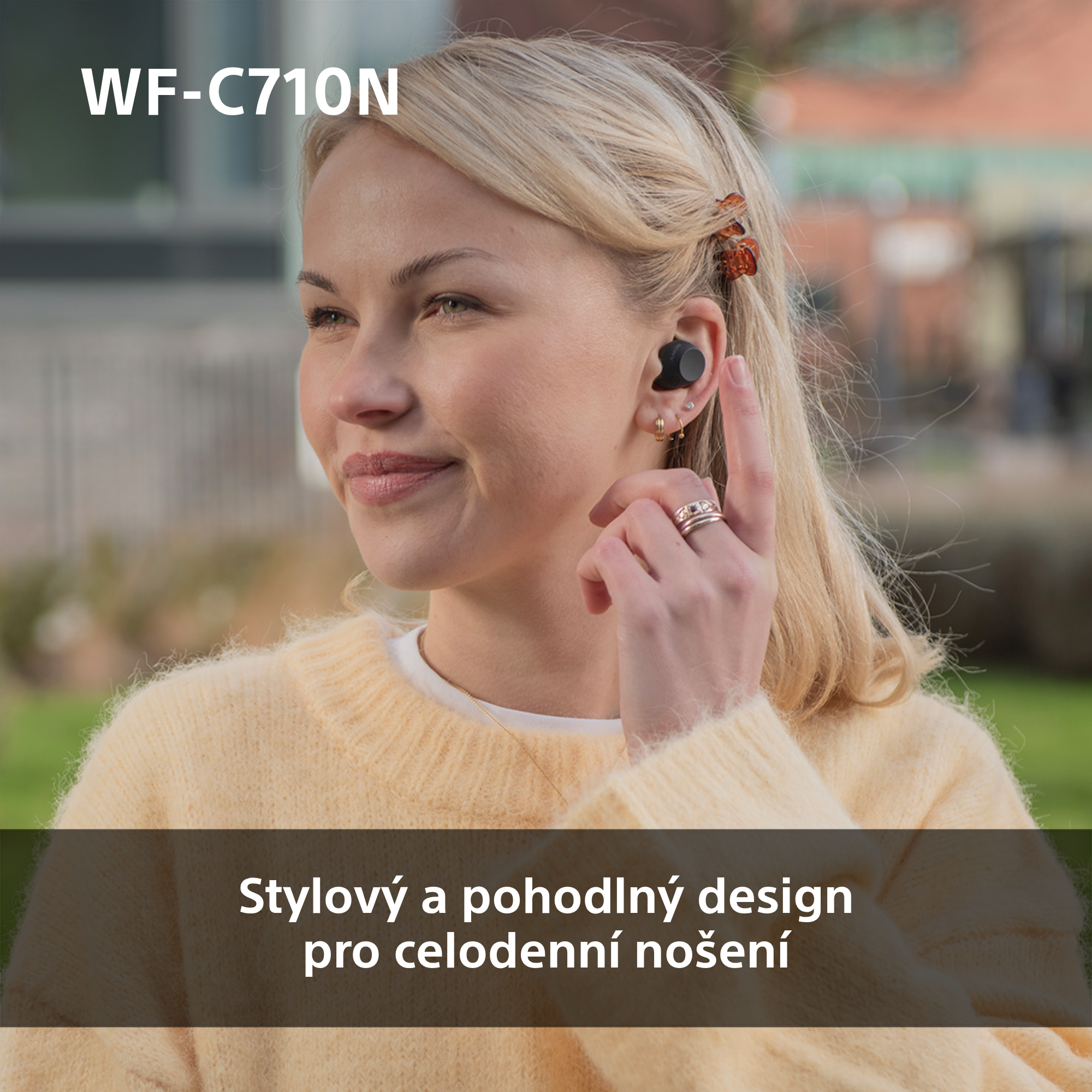 Sony Noise Cancelling Wireless Headphones WF-C710N
