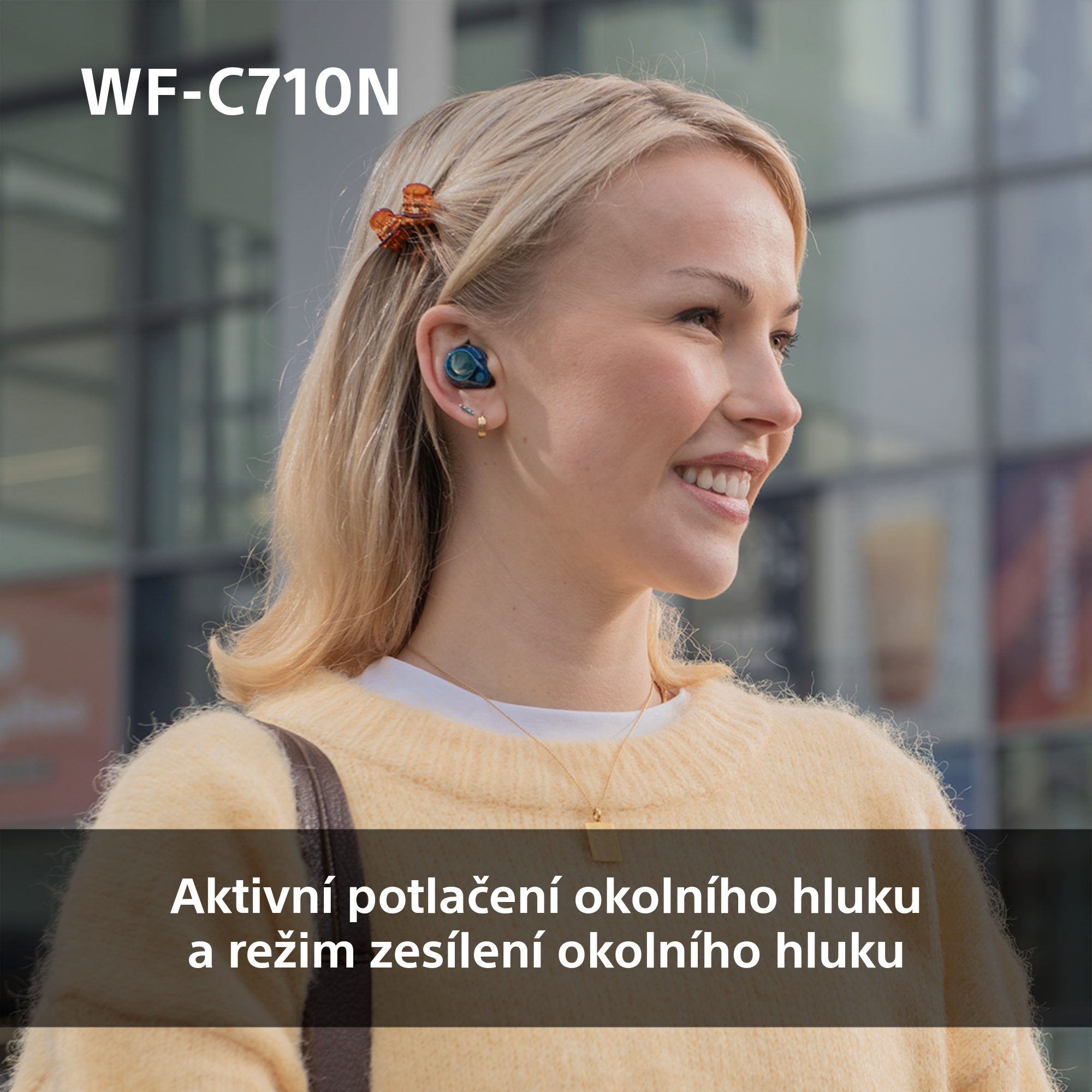 Sony Noise Cancelling Wireless Headphones WF-C710N