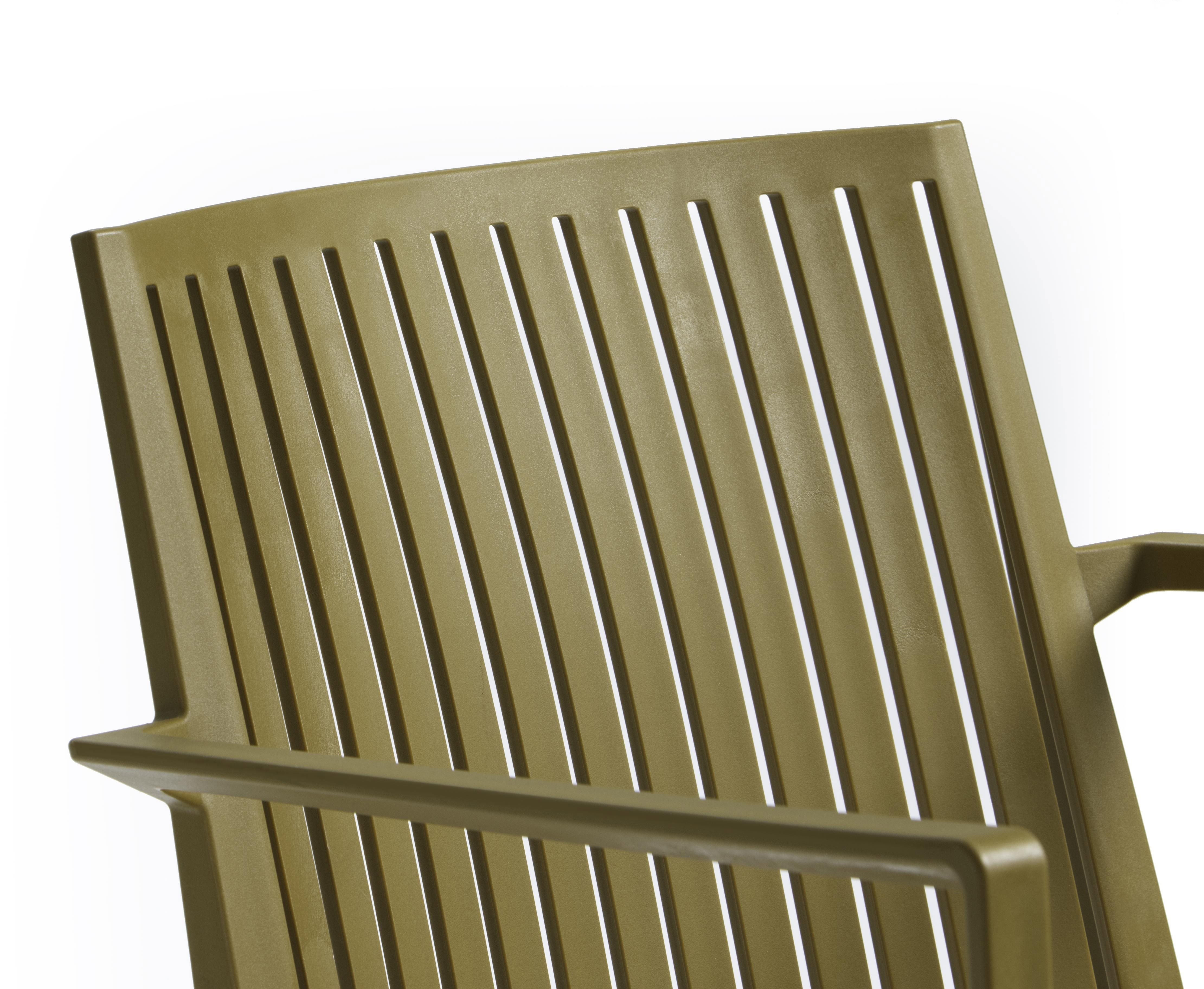 Garden chairs ROJAPLAST Garden chair BARS ARMCHAIR, camel brown