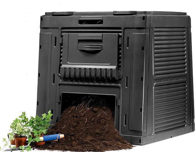 Kompostér KETER Kompostér E- COMPOSTER bez podstavce, 79 x 79 x 79 cm, objem 470 l