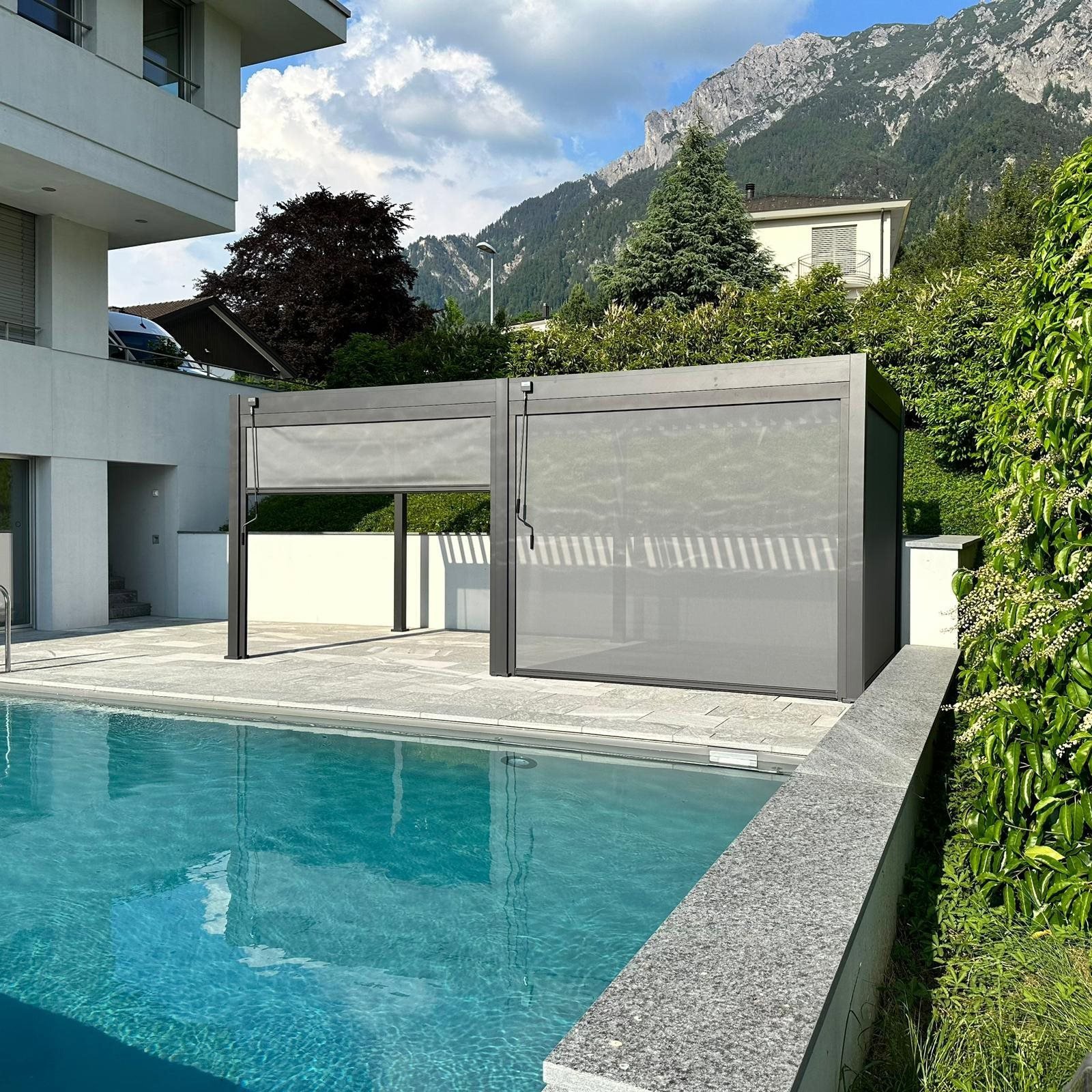 ROJAPLAST Apron for bioclimatic pergola 3 m