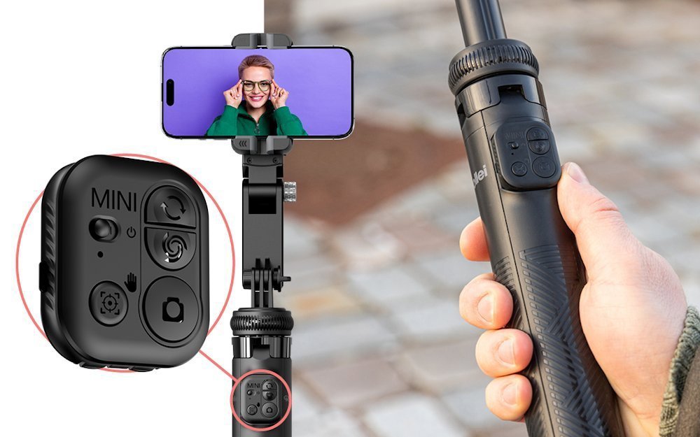 Selfie tyč Rollei Easy Creator Gimbal s AI-Tracking