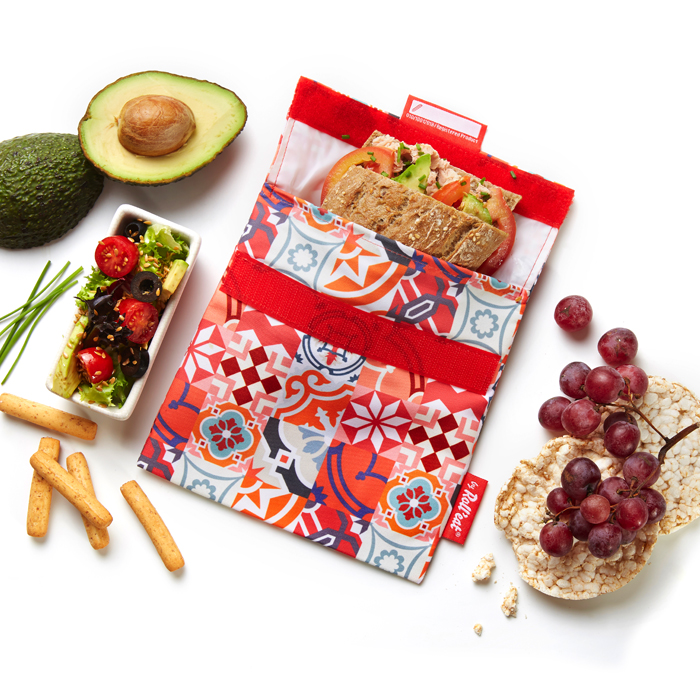 Roll´eat Snack'n'Go bag - Patchwork Orange