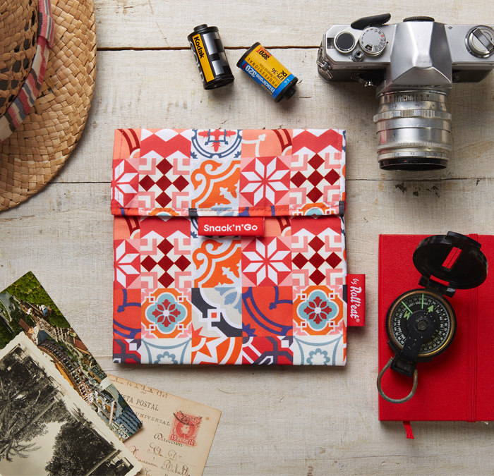 Roll´eat Snack'n'Go bag - Patchwork Orange