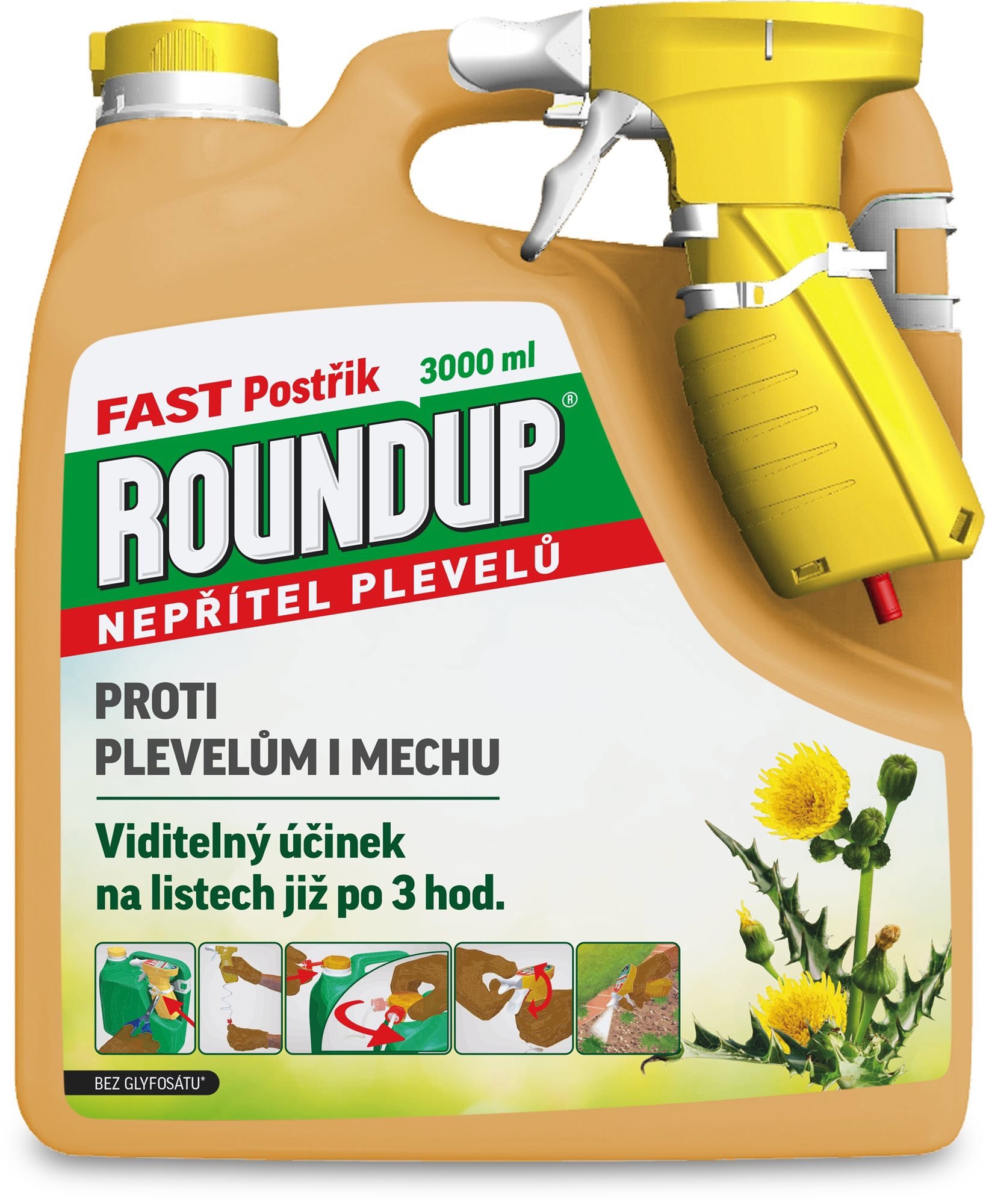 Herbicide ROUNDUP Herbicide FAST without glyphosate, 3 l
