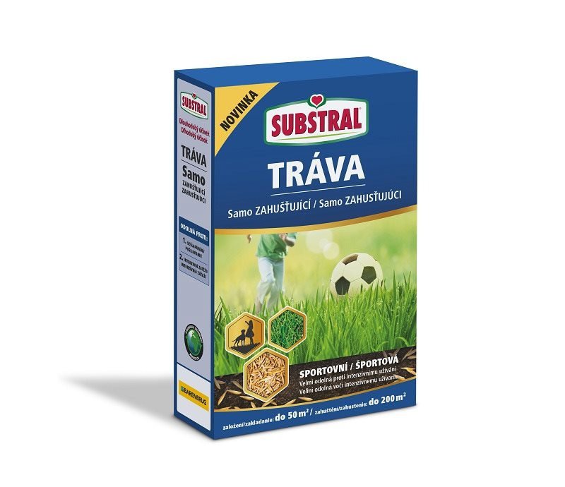 Grass mixture SUBSTRAL Self-thickening grass mixture - SPORTS, 1 kg