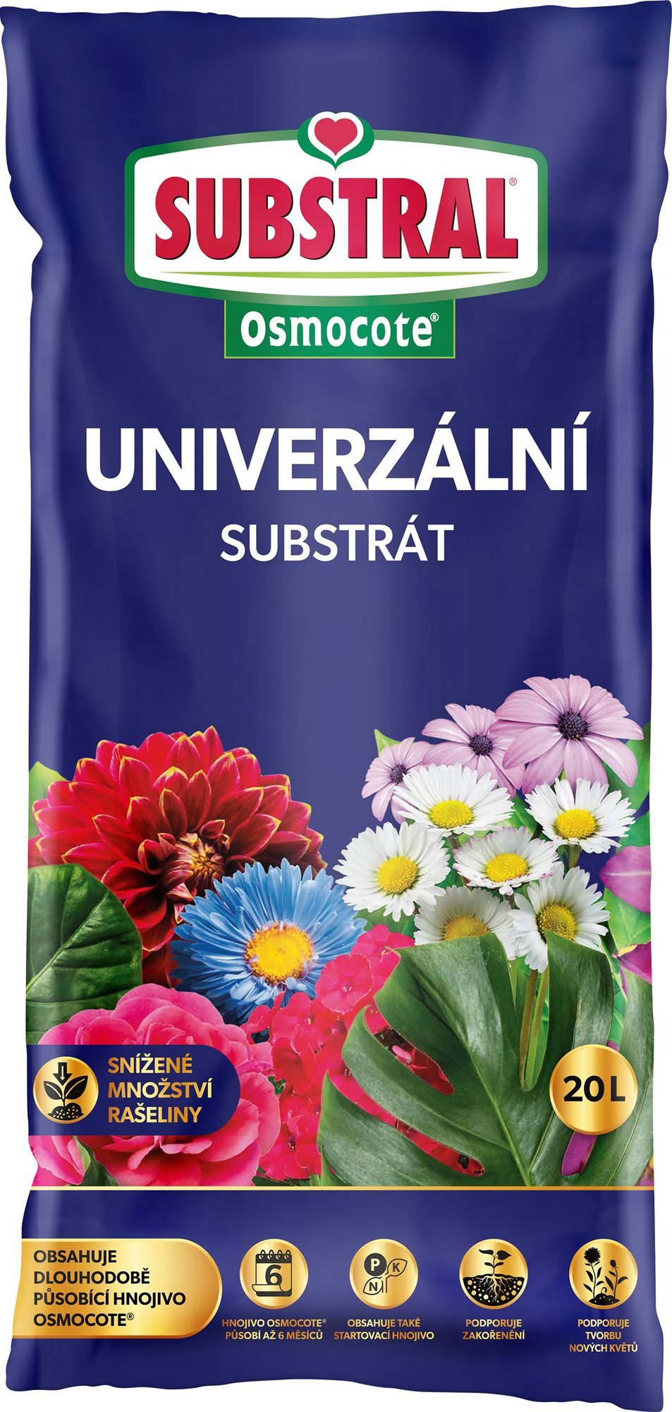 SUBSTRAL Substrate with fertilizer OSMOCOTE universal, 20 l