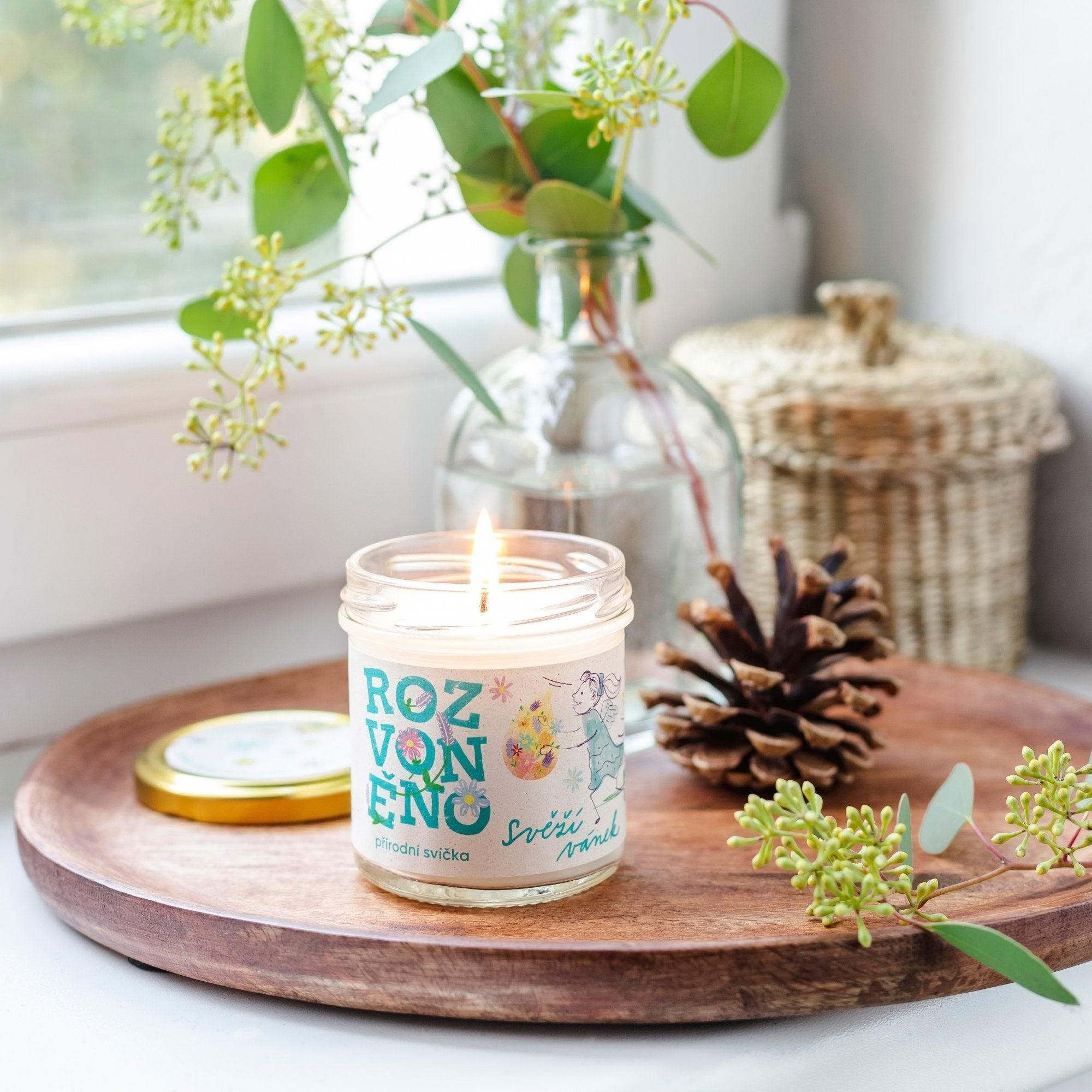 Scented candle - Fresh breeze 130 ml