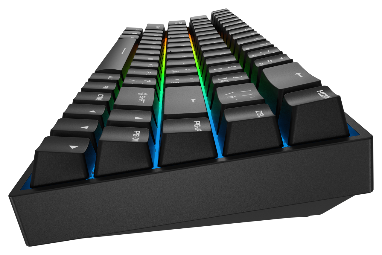 Herní klávesnice Rapture CHARLIE, Gateron G Pro 3.0 Red, černá - CZ/SK