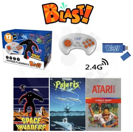 Game console Legends Flashback Blast Space Inviders - retro console