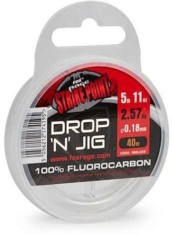FOX Strike Point Drop N Jig Fluro 40 m 0,18 mm 5,67 lb