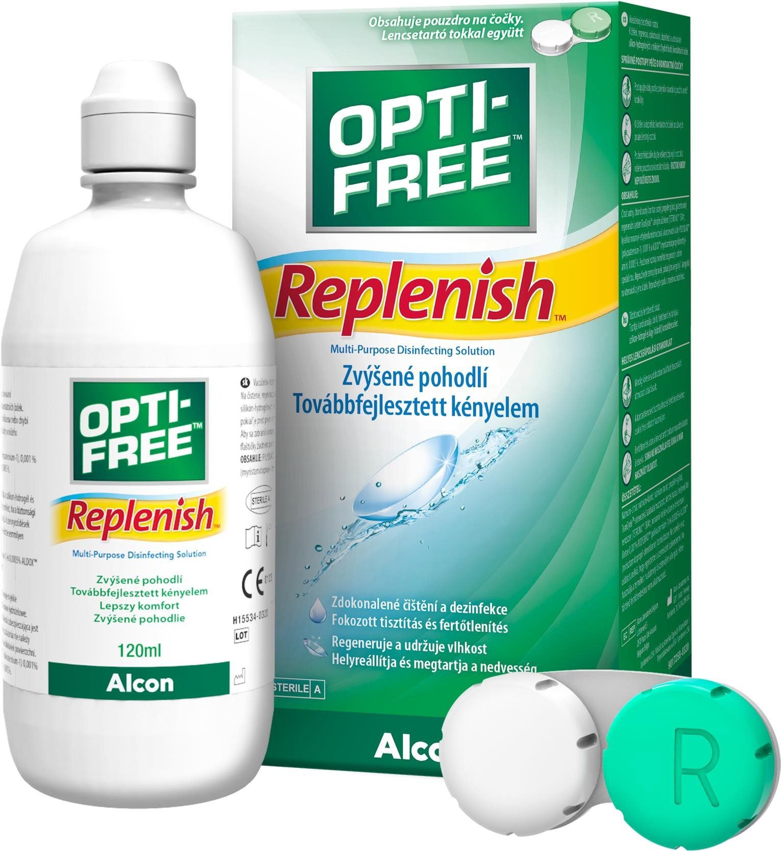 Roztok na kontaktní čočky Opti-Free RepleniSH 120 ml