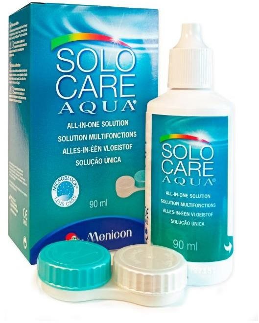 Roztok na kontaktní čočky SoloCare Aqua 90 ml
