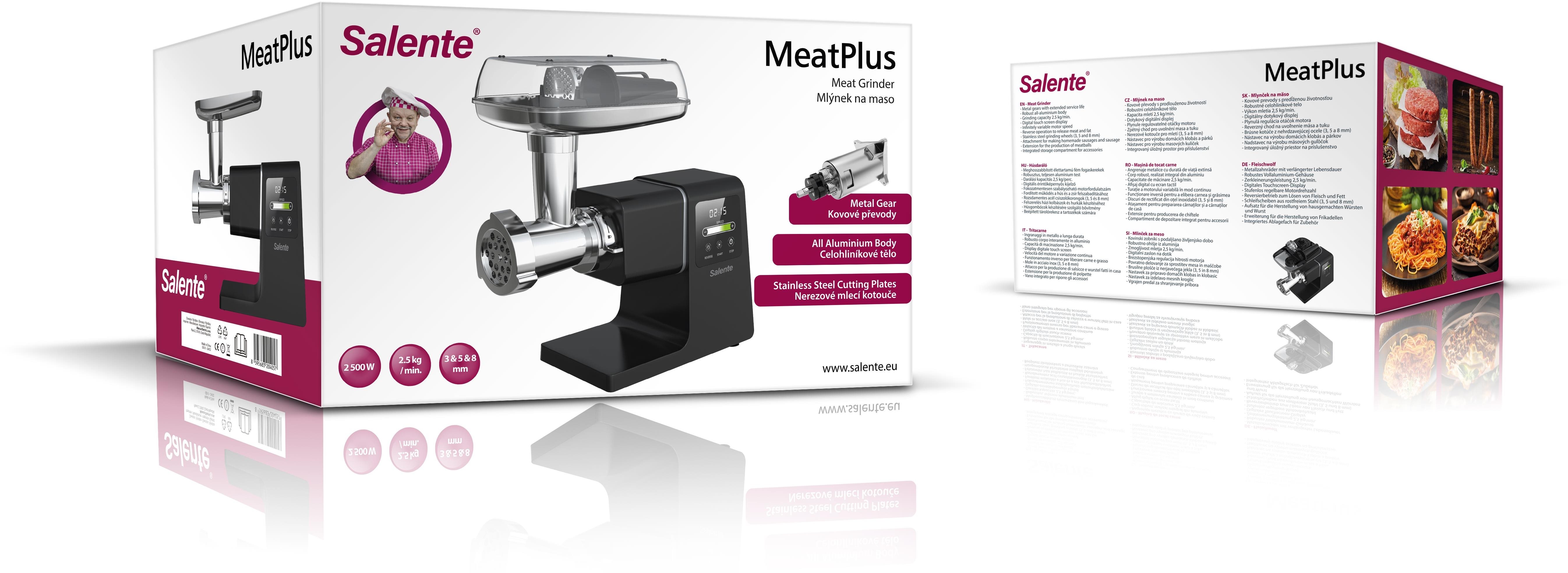 Fleischwolf Salene MeatPlus schwarz
