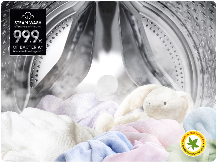 Parní pračka SAMSUNG BESPOKE AI WW11DB7B34GWU4