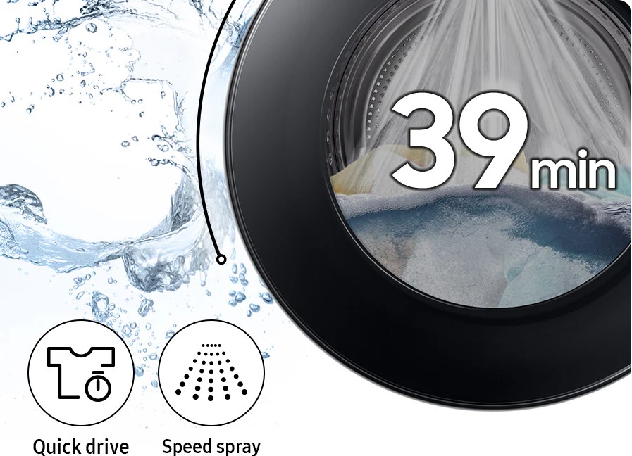 Parní pračka SAMSUNG BESPOKE AI WW11DB7B34GWU4