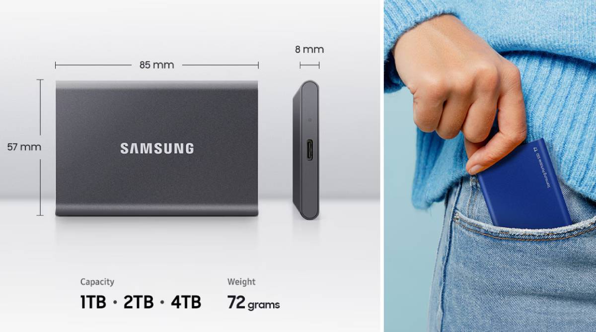 Externí disk Samsung Portable SSD T7