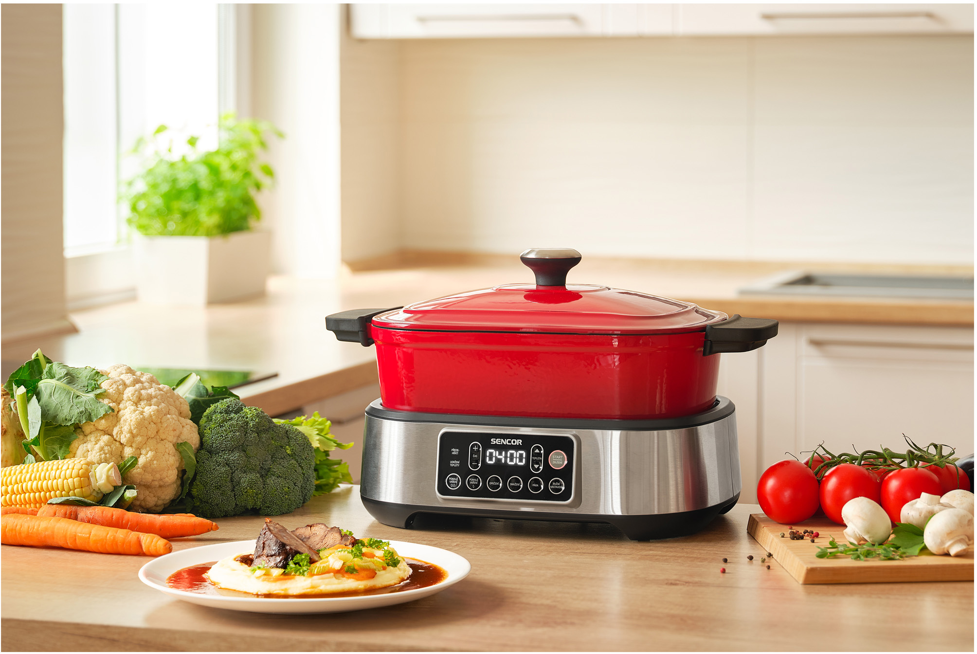 Multifunkční hrnec SENCOR SPR 6410RD-CZE2