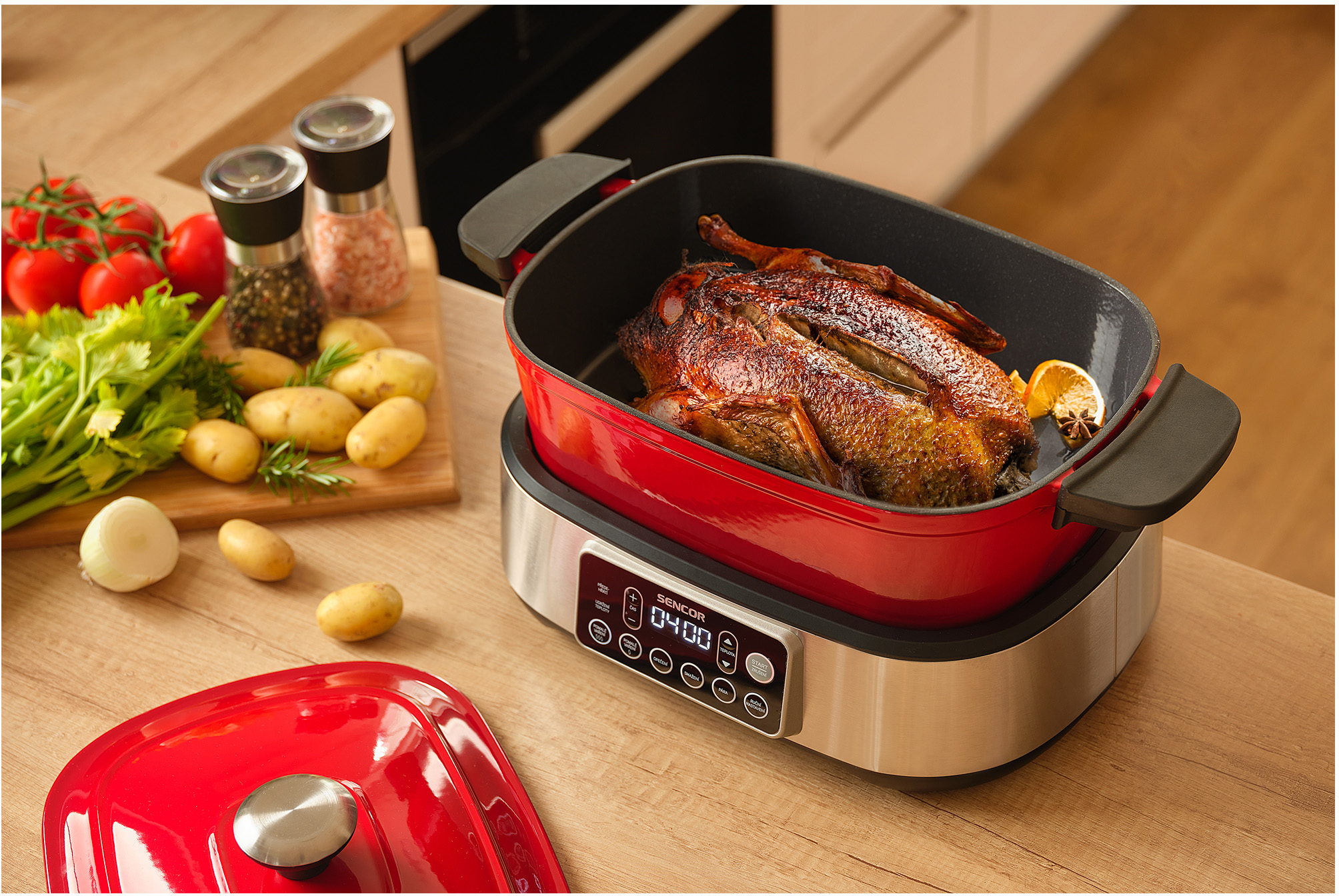 Multifunkční hrnec SENCOR SPR 6410RD-CZE2