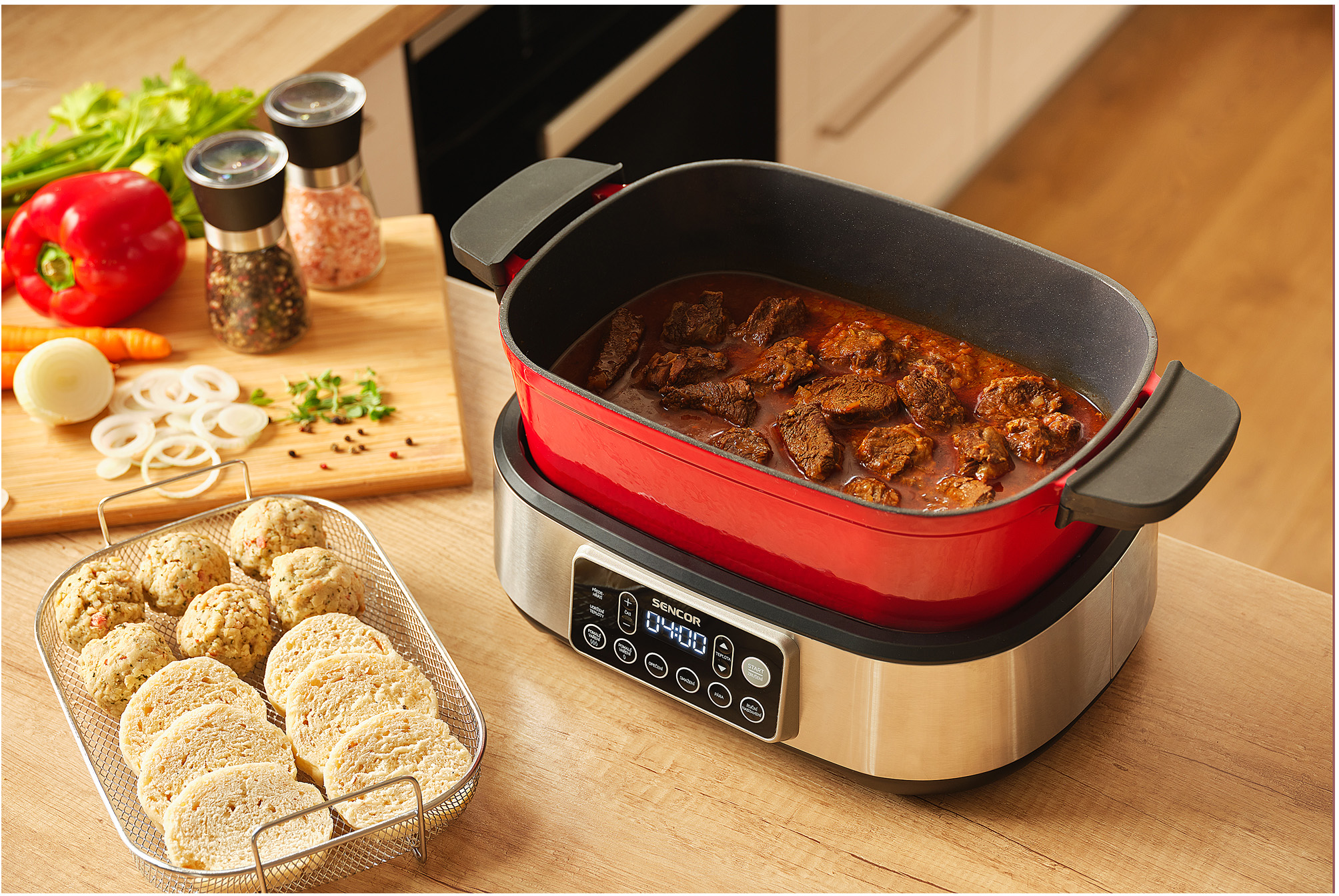 Multifunkční hrnec SENCOR SPR 6410RD-CZE2